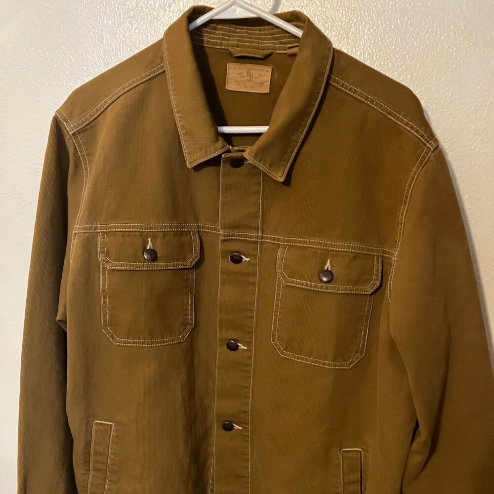 Red Head Ranch Jacket, Mens Large Size, Light Brown Work Outdoor Cotton Canvas